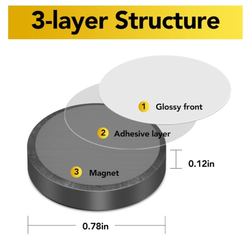 Image of DIYMAG Strong Adhesive Magnets,50p 0.79x0.12in Fridge Refrigerator Magnet