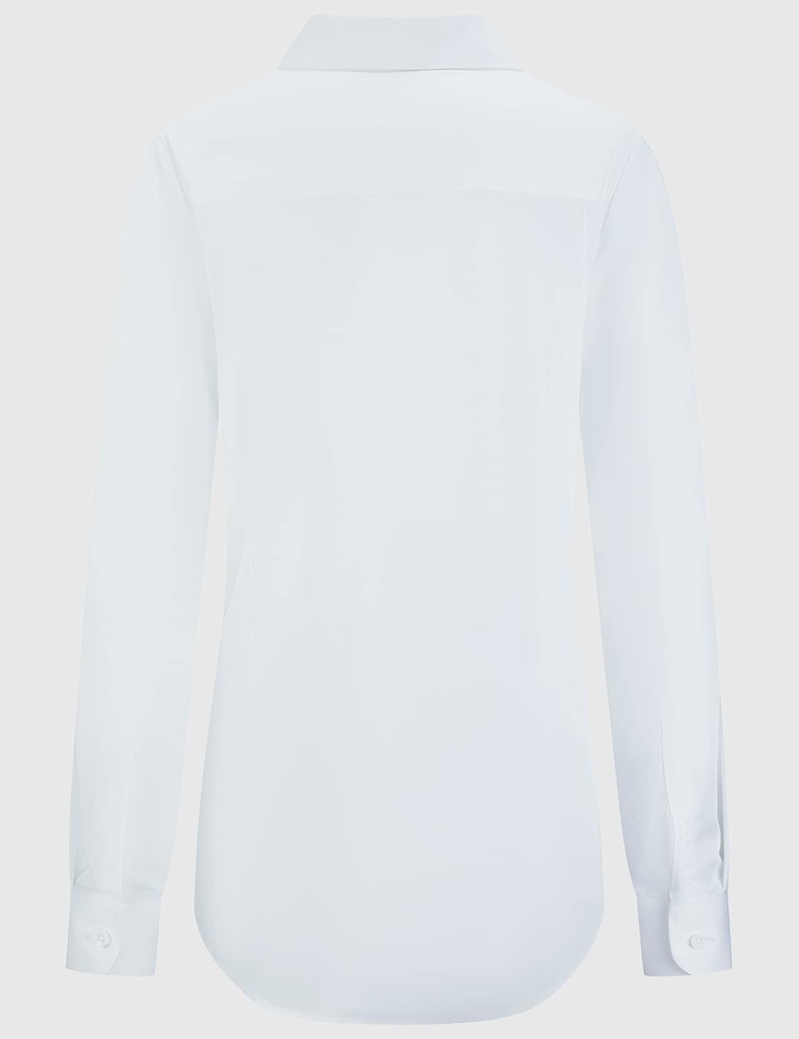 Tapata Women's Classic Button-Down Blouse Formal Work Dress Fitted Shirts Collared Long Sleeve Business Top - Image 5