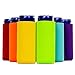 QualityPerfection 6 Slim Can Cooler Sleeves - Beer/Energy Drink Blank Skinny 12 oz Neoprene Coolie - Perfect For Slim Red Bull,Michelob Ultra,Spiked Seltzer,Truly,White Claw - Great Gift (6 Multi)