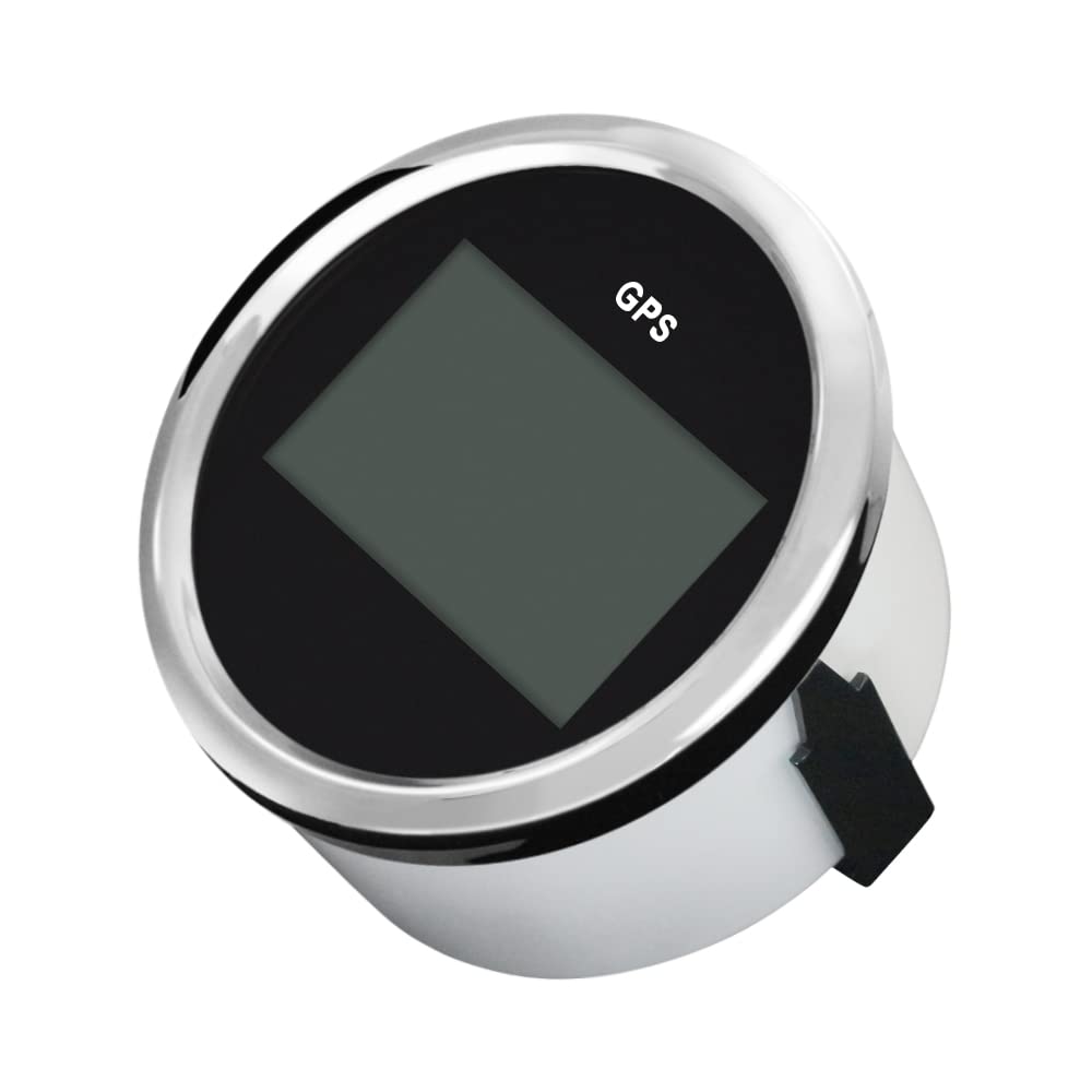ELING Uniwersalny cyfrowy prędkościomierz GPS Speedo miernik ODO COG TRIP do samochodu motocykla, ciężarówki, jachtu, statku 3-3/8 cala (85 mm) 9-32 V
