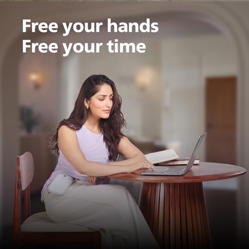 Image of Philips Avent Hands-Free /Wearable Electric Breast Pump | Quiet Hospital Grade Motor | Mimicks Baby's Drinking Rhythm | 8 stimulation & 16 expression levels | Ultra- light cup | Unique SkinSense Shields | SCF531
