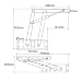 2 Piezas Bisagra Levantar Lift Up Parte Plegable Mesa par Muebles Accesorios...