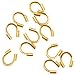Beadaholique JW408/G 50-Piece Wire and Thread Protectors, 0.019-Inch, 22K Gold