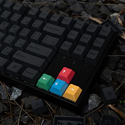 mintcaps PBT Gray Japanese Keycaps Cherry Profile Retro Dye-Sub Keycaps Set 130 Keys Custom Keyboard Key caps for 60% 65% 70% 75% Cherry Gateron MX Switches Mechanical Keyboards - Image 4