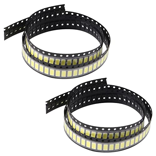 Image of AEDIKO 200pcs 5730 SMD LED Diode Lights Chip White 6000K Super Bright Lighting Bulb Lamps Electronics Components Light Emitting Diodes (5.7mm x 3.0mm DC 3V 150mA 0.5W 50-55LM)