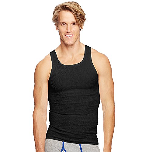 Hanes mens Ultimate Tagless Tank 4 Pack