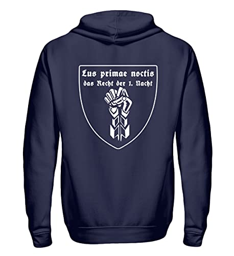 Sweat à capuche zippé LUS Primae Noctis bleu marine taille XL homme