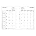 Filofax 2019 Pocket Month on Two Pages Refill, Monthly, Jan 2019- Dec 2019, 4.75 x 3.25 inches (C68210-19)