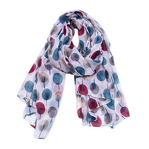 Preisvergleich Produktbild GGsheng Schal, Wickeltuch, Decke, bunt, gepunktet, Skizzenbaum, Hijab