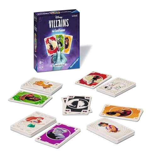 Disney Villains : Le jeu de cartes : 8 américain Ravensburger Jeux France - vue 4