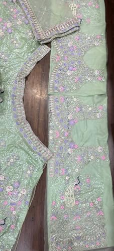 Image of Lehenga choli For Womens and Girls Soft Butterfly Net Lehenga Choli with Coding Sequins Work Dupatta | Semi Stitched Designer Ethnic Set