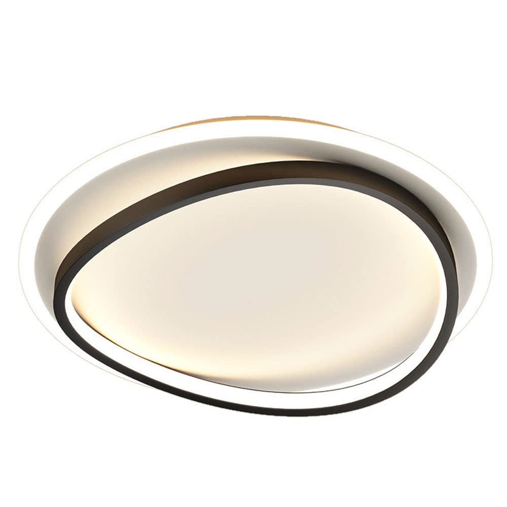 Plafonnier moderne ultra-mince à intensité tricolore pour un confort visuel optimal