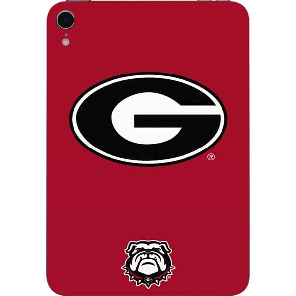 Skinit Decal Tablet Skin Compatible with iPad Mini 7 (2025) - Officially Licensed University of Georgia Logo Red Design
