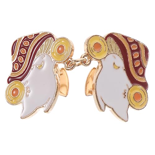 Bijoux champignon kawaii avec broche en alliage et boucles d'oreilles perles