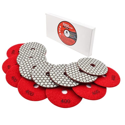 BRSCHNITT Diamant Polierpad Set #400, 7 Stück