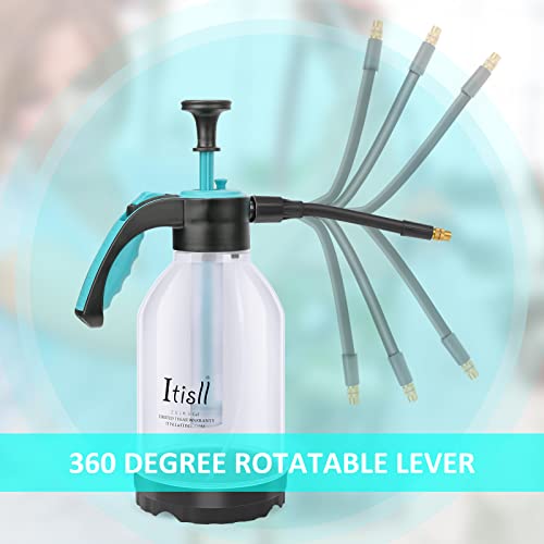 Itisll Manual Garden Sprayer 360 Degree Adjustable Brass