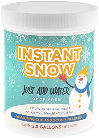 Playlearn 125g Instant Snow Powder - Instant Magic Snow Fake Party Decoration