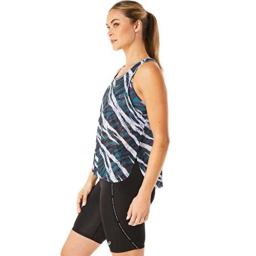 Image of ASICS Women's Solid Regular Vest (2012C423.500 Night Shade /Velvet Pine XL)