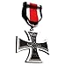 German Iron Cross 2nd Class 1870 with ribbon - Military Medal for Bravery - Imperial Prussian Medal/Repro