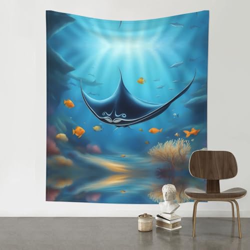 Tapisserie murale océan pour créer une ambiance zen dans votre chambre