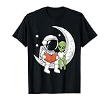 Photo Gallery astronauta che legge il libro agli alieni luna spazio donne maglietta Photo Gallery astronauta che legge il libro agli alieni luna spazio donne maglietta