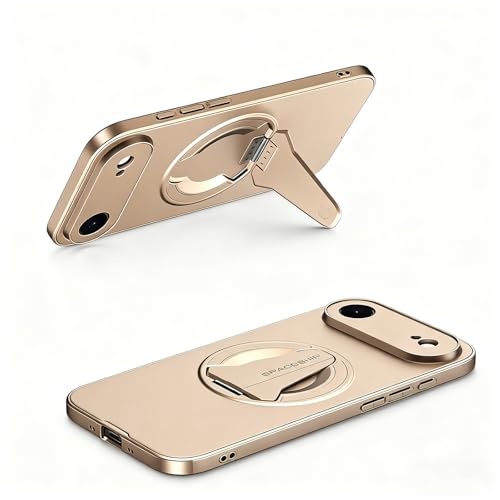 HUHUCASE IPhone17promax���C�g�ѓd�b�P�[�X�A�F���D�܂肽���݉B���u���P�b�g�����h�~�ی�J�o�[(iPhone13�A�f�U�[�g�S�[���h)