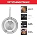 Tefal Virtuoso Wokpfanne Induktion 28 cm, unversiegelt, gebürstetes Finish, backofengeeignet bis zu 250°C, für alle gänigen Herdarten geeignet, hochwertiger Premium-Edelstahl, E49219
