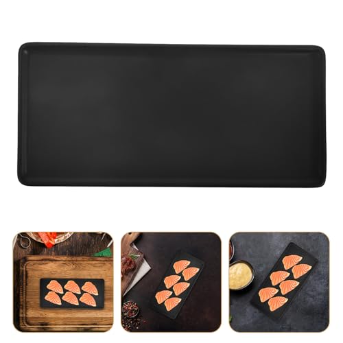 Bandeja rectangular cerámica estilo japonés miniatura 7