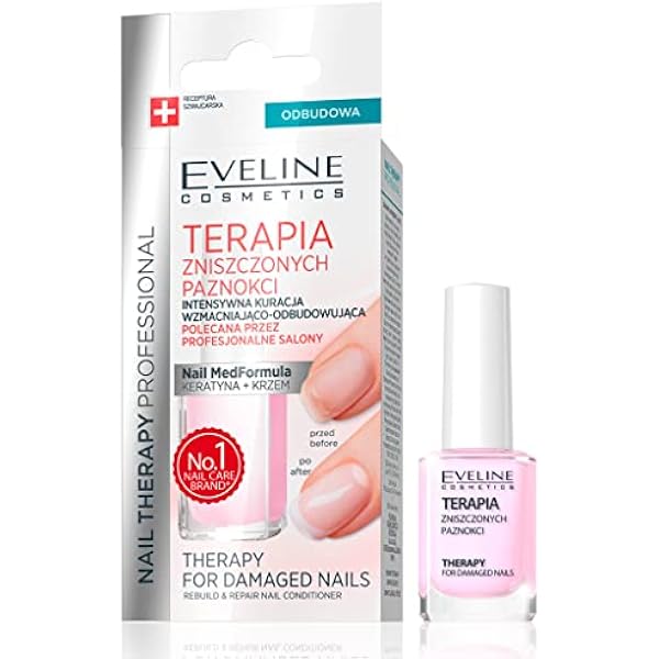 Eveline Cosmetics Nail Therapy Professional Terapia zniszczonych paznokci, 12 ml