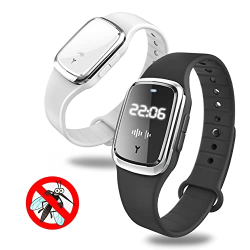 Homesen Repelente de mosquito Pulseiras Eletrônicas Repelentes de Mosquitos com Função Relógio USB R