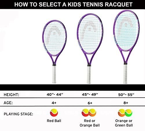 PENN QST 36 Pelotas de Tenis y Raqueta HEAD Instinct para Niños miniatura 5
