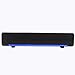 Produktbild Mini tragbare USB Wireless Bluetooth 5.0 Soundbar Musik Player Bass Surround Soundbox Lautsprecher mit 3,5 mm Audio Stecker für Desktop, Laptop, TV, Smartphone, Tablet PC, MP3, MP4 und mehr(Schwarz)