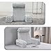 ENITYA Back Pillow for Bed Sitting up, Reading Pillow for Sitting in Bed Adult, Back Support Chair Pillow for Sitting up Reading/Resting/Post Surgery/Watching TV/Gaming,Light Grey