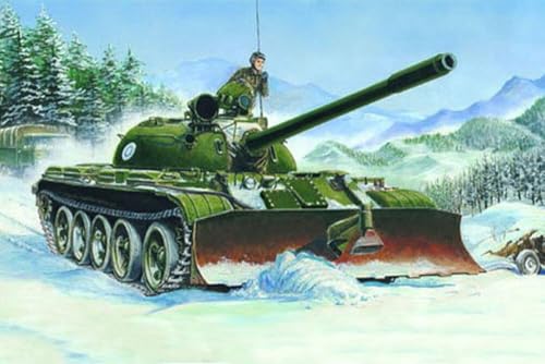 Panzer T55 Russe avec BTU de 55 Trumpeter 00313 Maquette Miniature Char Soviétique