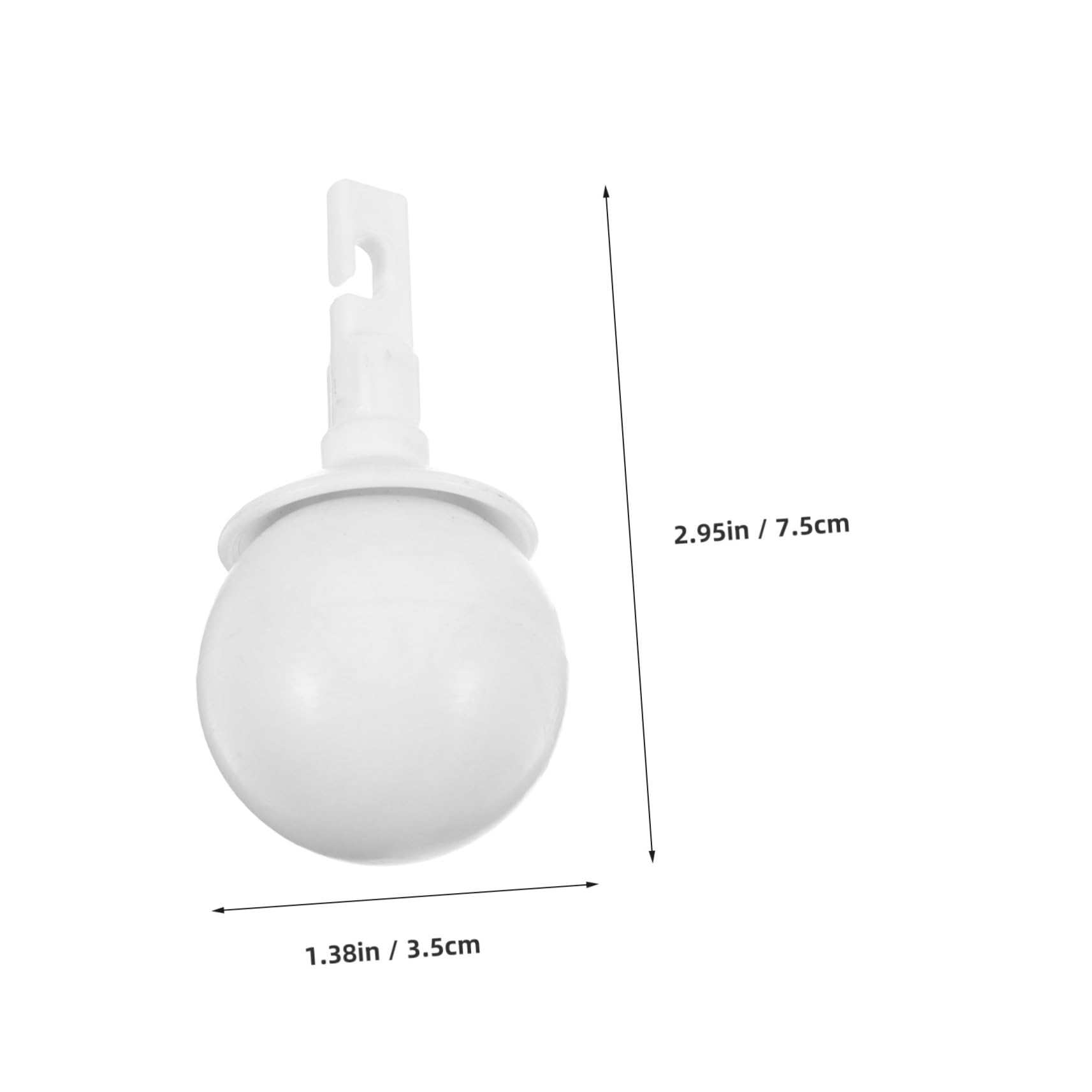 Didiseaon Blind Walking Stick Accessory Rolling Hook Tip Round Ball for Stability Universal Fit