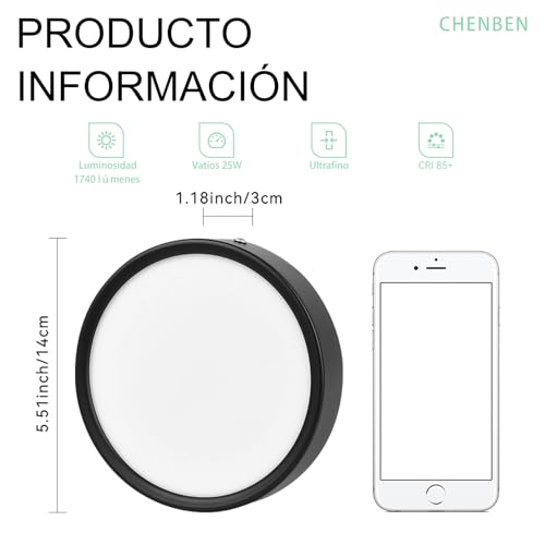 Comparativas de Focos Sobrepuestos para sala que Puedes comprar On-line. 18 Imagen adicional