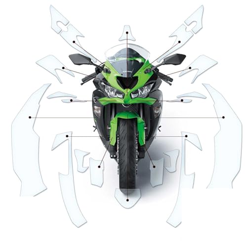 Film PPF anti-rayures de peinture Clear-TPU pour Kawasaki ZX6R 636