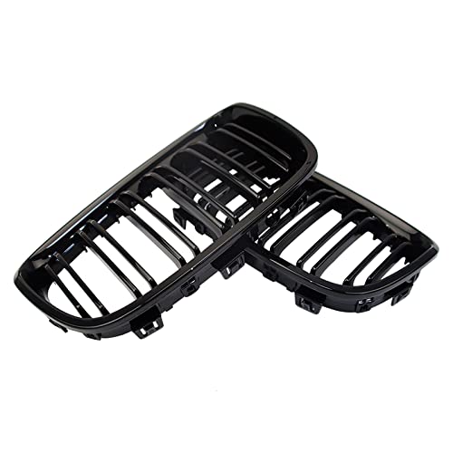 Grille capot avant pour réparer calandre cassée Série 1 F20 F21 double lamelles noires