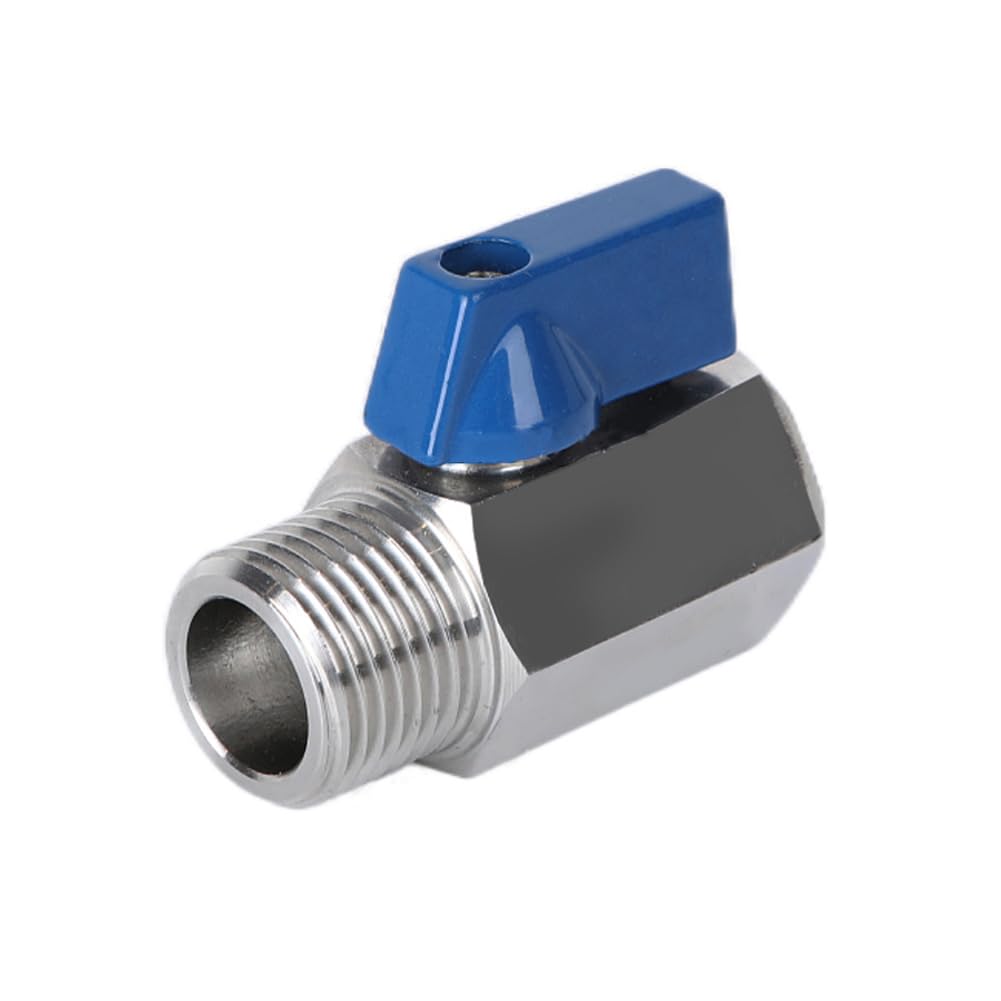 BesNPT 316 Stainless Steel Shut Off Valve 3/4" NPT Male x 3/4" NPT Female Ball Valve for Water Fuel Air