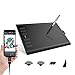 Price comparison product image Huion Inspiroy H1060P Drawing Graphics Tablet Tilt Function ±60° Battery Free Stylus with 8192 Pen Pressure 12 Customized Press Keys Perfect for online learning and teaching