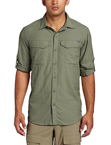 Columbia Men's Silver Ridge Long Sleeve Shirt, Cypress, Large