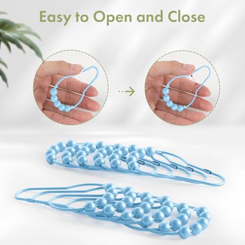 image for Amazer Shower Curtain Hooks, Decorative Shower Curtain Hooks Rust-Resi