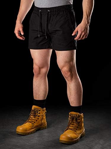 Bad Saviour Elastic Waist Work Shorts 
