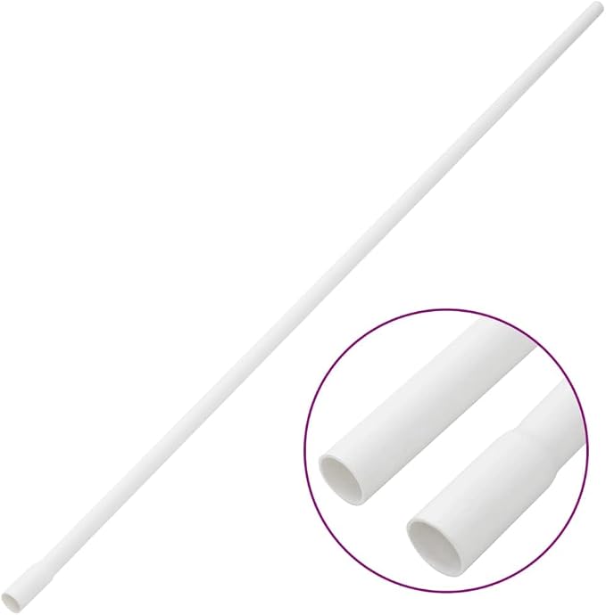Canaleta para cables blanca PVC 32.8 pies 10 canales miniatura 3