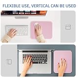 ZYAOTWQZ Pink Mouse Pad, Nice and Cute Mouse Pad, Splash-Proof Textured 10.2 x 8.2Inch, Stitched Edge Non-Slip Waterproof Rubber