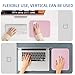ZYAOTWQZ Pink Mouse Pad, Nice and Cute Mouse Pad, Splash-Proof Textured 10.2 x 8.2Inch, Stitched Edge Non-Slip Waterproof Rubber