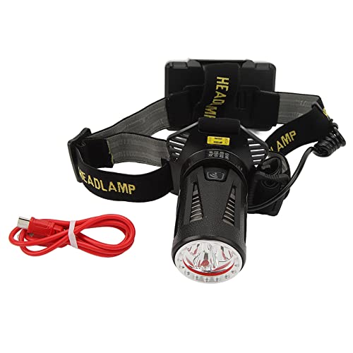 Xolsurg Outdoor lamp USB Charging Anti Slip Breathable Adjustable Elastic IPX5 lamp for Camping