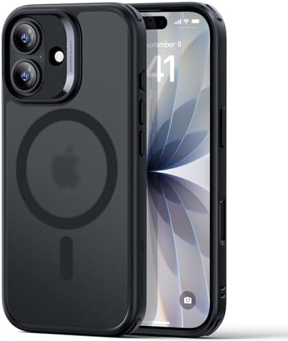 （17:30時点） 【3倍米軍MIL規格・MagSafe対応】ESR iPhone 17 ケース ワイヤレス充電 iphone17用 カメラボタン付き SGS認証 エアガードコーナー 黄変防止 耐衝撃 PC背面TPUバンパー 指紋防止 高耐久性 マグネットスマホケース Qi2.2対応 最大25W高速充電 マグセーフ いphone17ケース アイフォン17専用Classicシリーズ(フロストブラック)