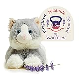 Intelex Warmies Microwavable French Lavender Scented Plush Laying Down Cat