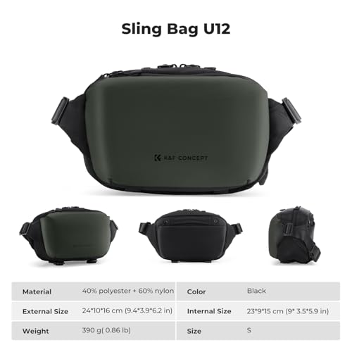 Image of K&F CONCEPT Camera Sling Bag Crossbody Bag Waterproof Camera Shoulder Backpack DSLR /SLR /Mirrorless Camera Case